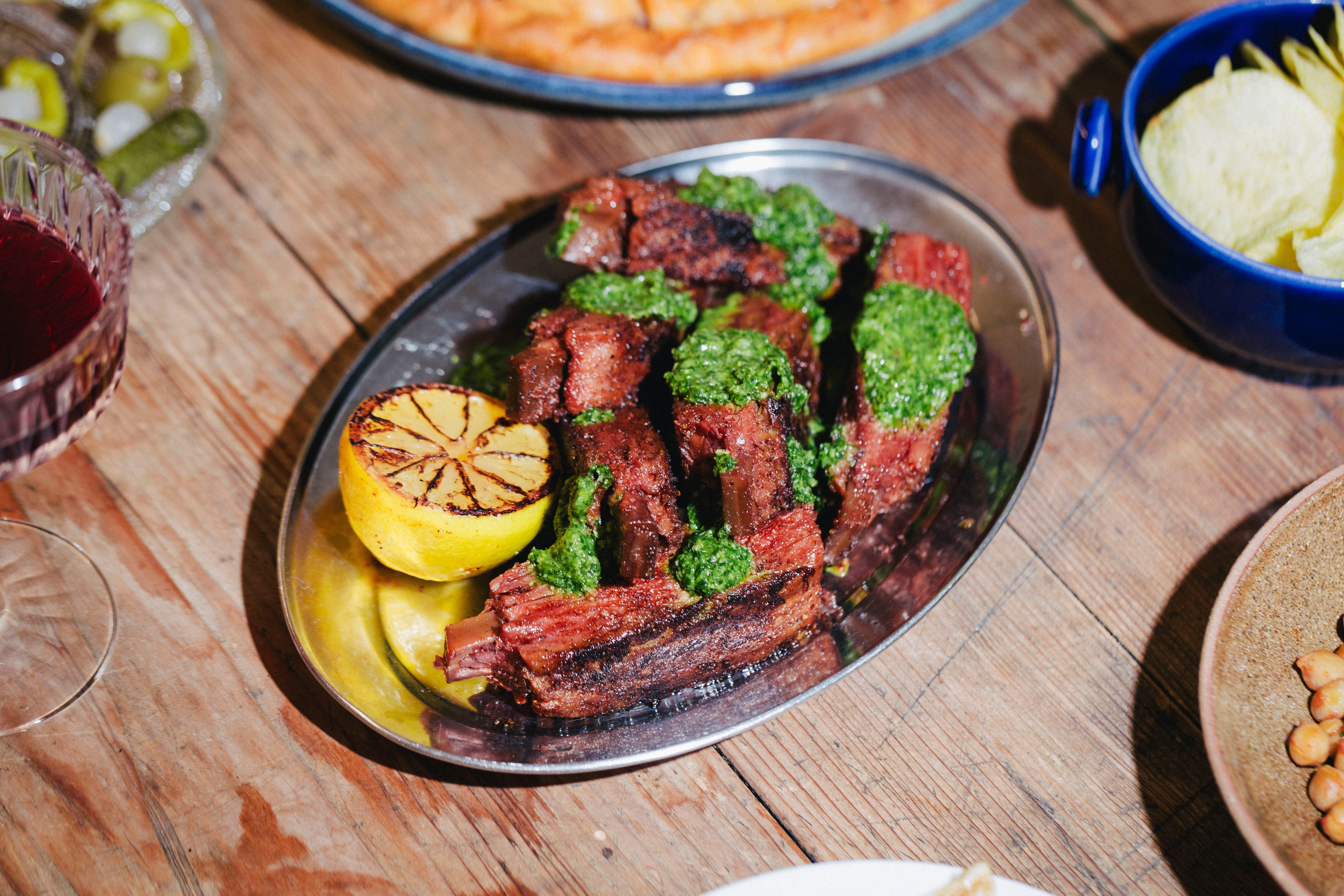 Vegan Ribs & Mojo Verde