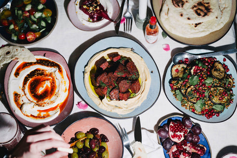Vegan Lebanese ‘Lovers’ Mezze Feast (Plant-Based Sharing Meal)