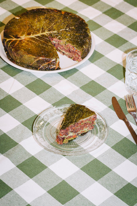 Vegan Festive Meat Stuffed Cabbage (A Showstopping Holiday Dish)