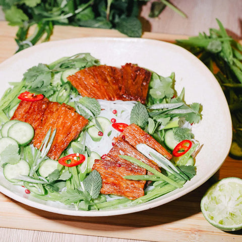 Crunchy Rice Noodle Salad