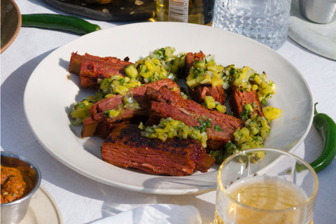 Agave-Glazed Baby Ribs
